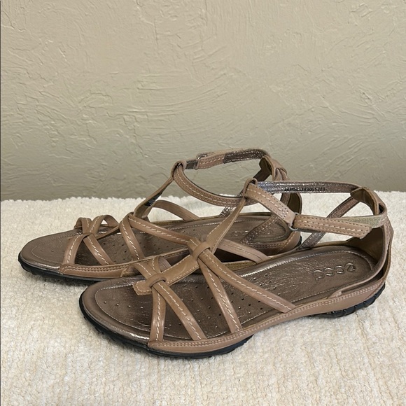 Women's Ecco Tan Sandals - Picture 1 of 7